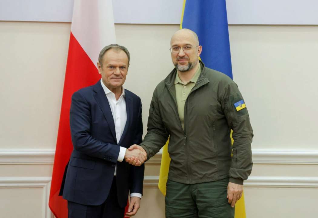 Денис Шмыгаль провел разговор с Дональдом Туском/Фото: Denys_Smyhal Блокада границы Польши с Украиной: Шмыгаль провел разговор с Туском