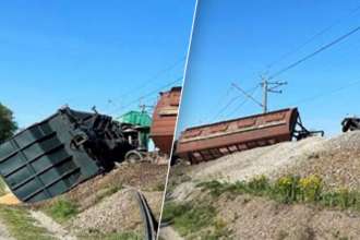 У Криму невідомі підірвали залізницю / Фото: Колаж МЕТА, t.me/breakingmash У Криму невідомі підірвали залізницю / Фото: Колаж МЕТА, t.me/breakingmash