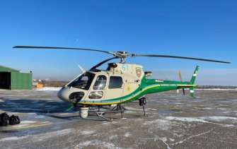 Прикордонники отримали два французькі вертольоти компанії Airbus/Фото: dpsu.gov.ua гелікоптер