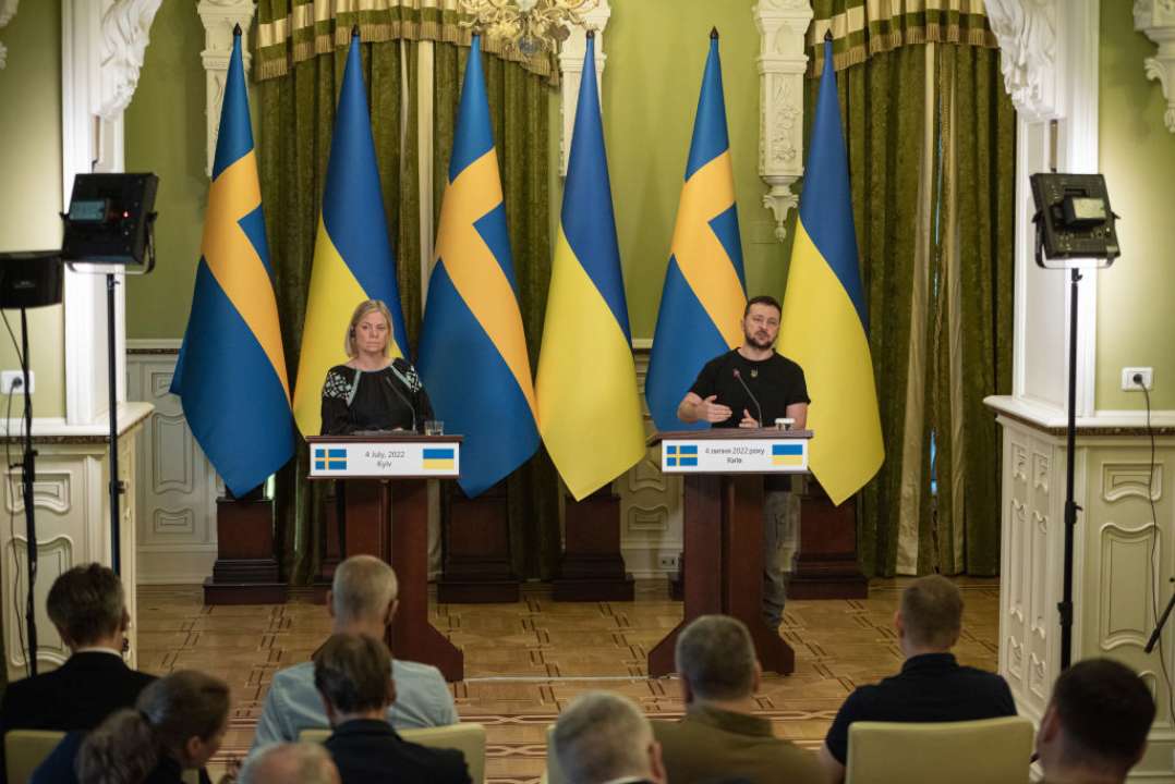 Швеция анонсировала дополнительную военную помощь Украине/Фото: Getty Images Швеция анонсировала дополнительную военную помощь Украине/Фото: Getty Images