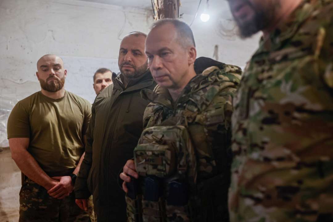 Умєров і Сирський відвідали харківський напрямок/Фото: Рустем Умєров Умєров і Сирський відвідали харківський напрямок/Фото: Рустем Умєров