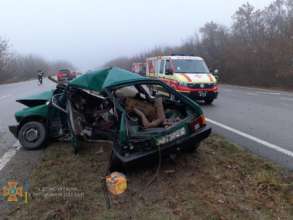 Фото: ГСЧС в Запорожской области ДТП