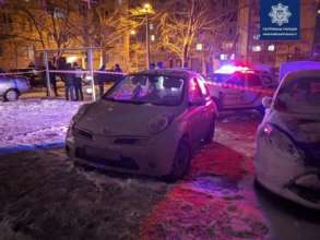 Водитель, в состоянии алкогольного опьянения сбил патрульную полицейскую и попытался скрыться с места ДТП Фотоотчёт МВД Украины