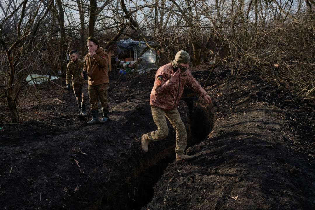 У Києві триває тренування окремого стрілецького батальйону за стандартами НАТО/Фото: Getty Images