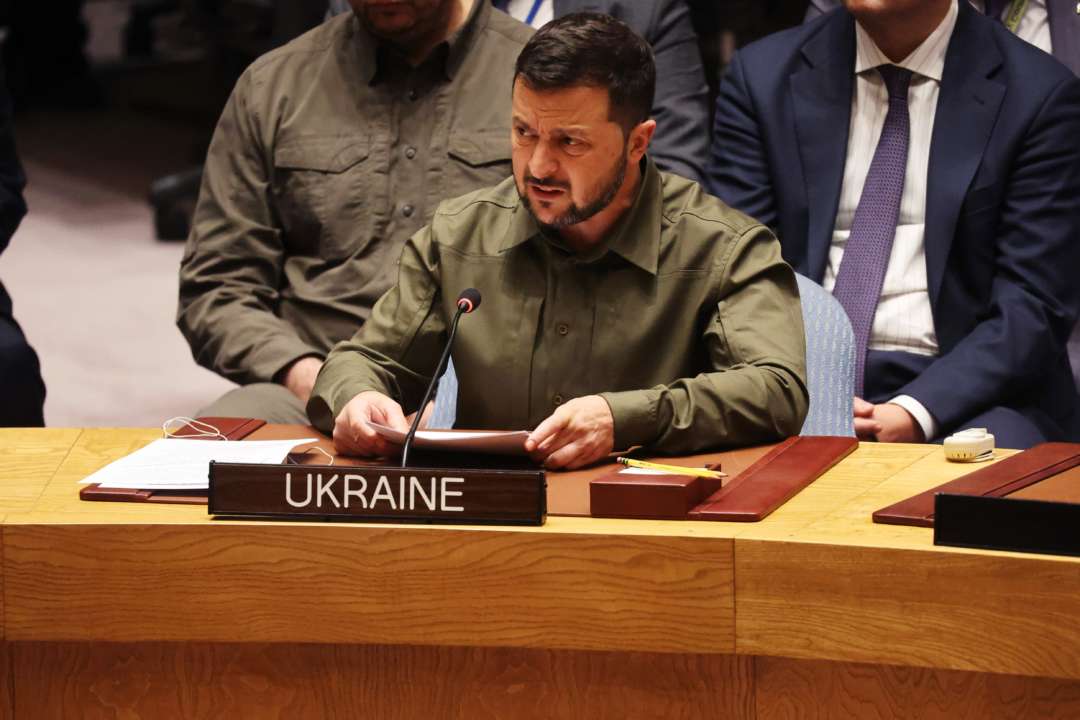 Выступление Зеленского во время Совбеза: "Солдаты своей кровью делают то, что должна делать ООН"