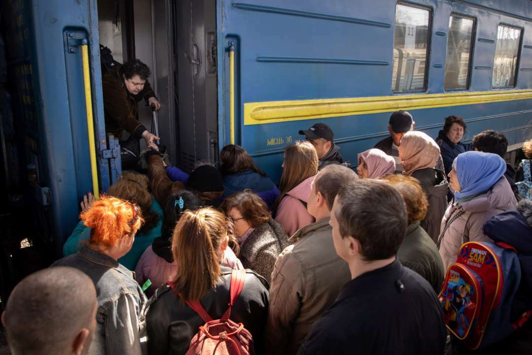У двох районах Харківської області можуть почати евакуацію людей / Фото: Chris McGrath/Getty Images