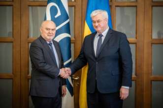 Фото: Andrii Sybiha 🇺🇦/Х Сибіга зустрівся з генсеком ОБСЄ в Києві: обговорювали розширення співпраці