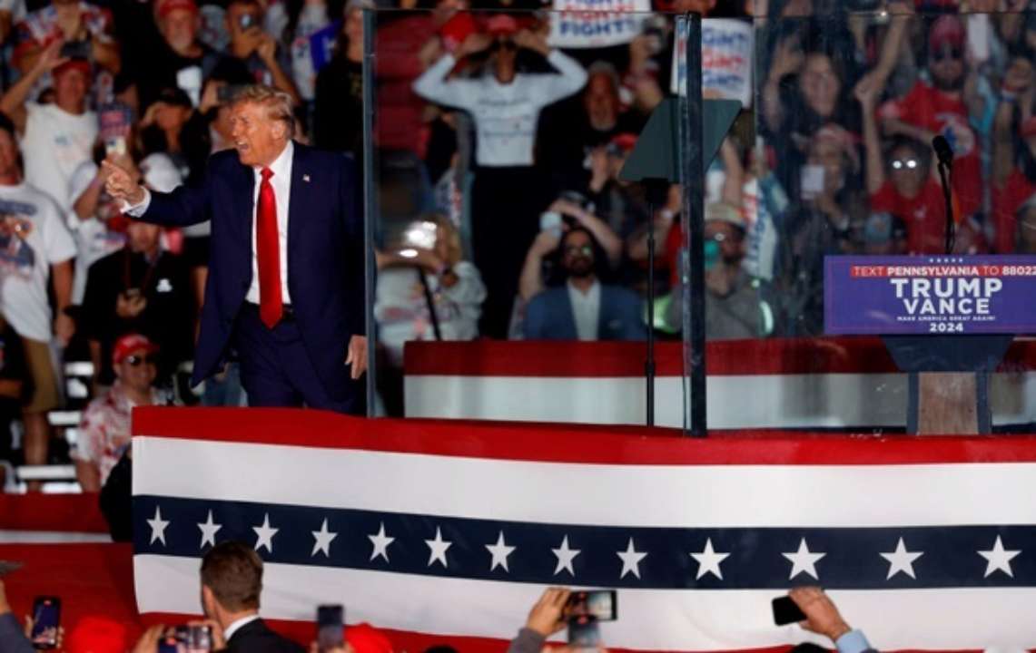 Трамп провів мітинг на місці замаху на нього в Пенсильванії Трамп провів мітинг на місці замаху на нього в Пенсильванії