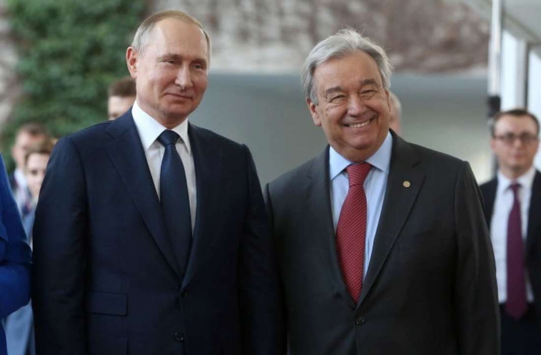 В ООН оправдали поездку генсека Гутерреша на саммит БРИКС в россию/Фото: Getty Images В ООН оправдали поездку генсека Гутерреша на саммит БРИКС в Россию/Фото: Getty Images