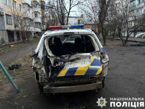Враг атакует правоохранителей в Херсонской области/Фото: Нацполиция Враг атакует правоохранителей в Херсонской области/Фото: Нацполиция