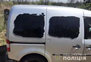 Фото: поліція Донеччини На Донбасі від вибуху на кладовищі загинув мирний житель