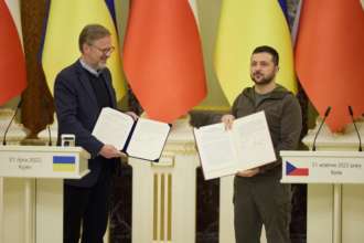 Чехия подписала декларацию о перспективе вступления Украины в НАТО/Фото: Офис президента Чехия подписала декларацию о перспективе вступления Украины в НАТО/Фото: Офис президента
