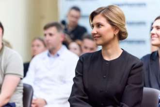 Елена Зеленская посетила больницу во Львовской области/Фото: Елена Зеленская for Instagram Зеленская