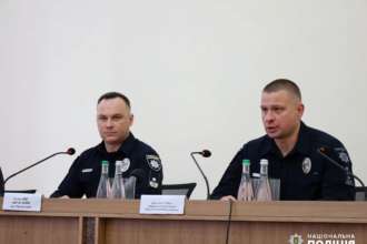Выговский представил нового руководителя полиции Днепропетровщины/Фото: UA_National_Police Выговский представил нового руководителя полиции Днепропетровской области