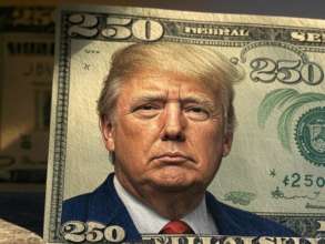 Конгресмен пропонує створити купюру у 250 доларів зі зображенням Трампа/Фото: @RepJoeWilson/Х Член Палати представників США пропонує випустити банкноту у 250 доларів з портретом Трампа
