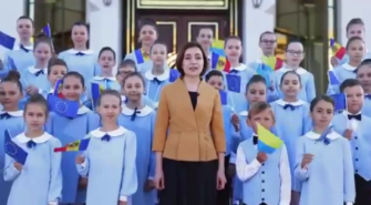 Молдова привітала Україну з Днем незалежності / Фото: скріншот Молдова привітала Україну з Днем незалежності / Фото: скріншот