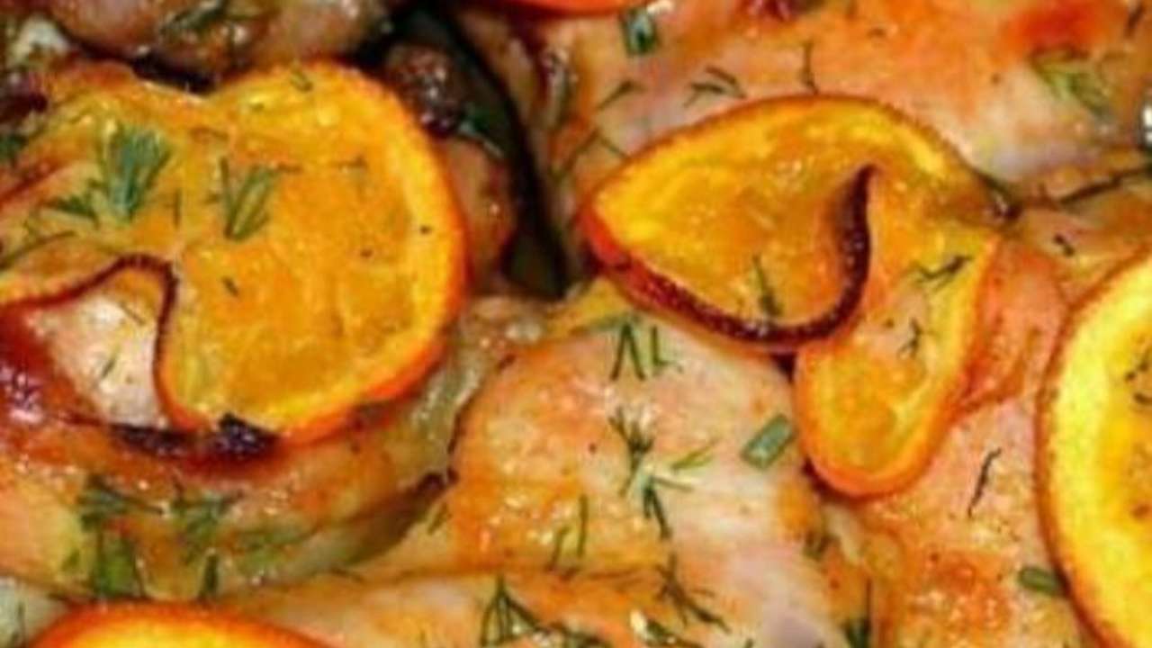 Нереально смачна курка з апельсинами та медом