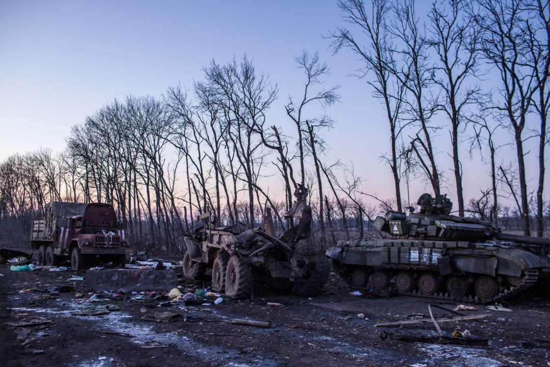 На Донбассе ранили бойца ВСУ/Фото: Brendan Hoffman for Getty Images Танки