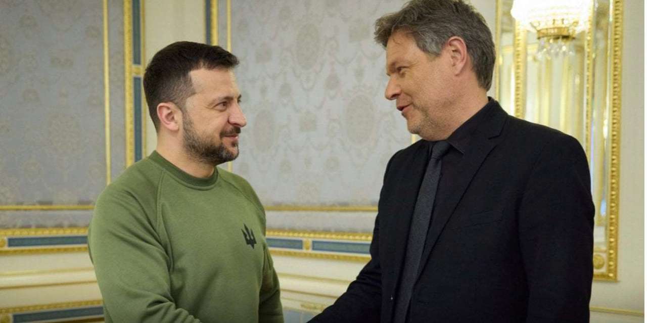 Зеленський обговорив із віцепрем'єром Німеччини постачання ППО для України/Фото: ресслужба Офісу президента Зеленський із віцепрем'єром німецького уряду Габеком обговорив постачання ППО та оборонні проєкти