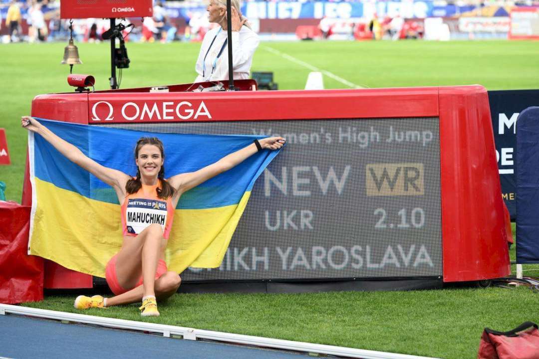 Ярослава Магучіх підкорила світовий рекорд / Фото: Zelenskiy / Official Українка Ярослава Магучіх підкорила світовий рекорд у стрибках у висоту!