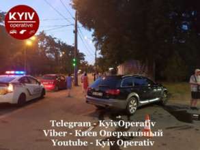 Фото: Telegram/Автор - Киев Оперативный ДТП в Киеве