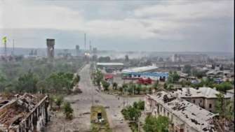 Оккупанты нанесли сильные удары по Лисичанску/Фото: Луганская ОВА Оккупанты нанесли сильные удары по Лисичанску/Фото: Луганская ОВА
