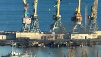 Игнат рассказал подробности уничтожения российского БДК в Крыму/Фото: ukrinform "Остался только скелет": Игнат рассказал подробности уничтожения российского БДК в Крыму