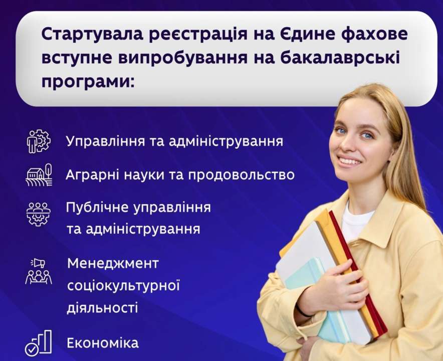 Розпочато реєстрацію на вступне випробування для бакалаврів / Фото: МОН Розпочато реєстрацію на вступне випробування для бакалаврів: що необхідно знати