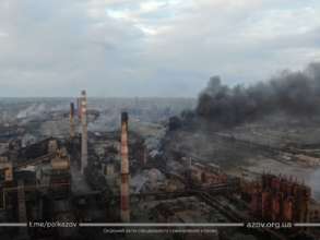 Обстрел "Азовстали": в Сети появилось жуткое видео бомбардировки завода/Фото: Azov.org.ua Так выглядит настоящий ад: показали новое видео обстрелов "Азовстали"