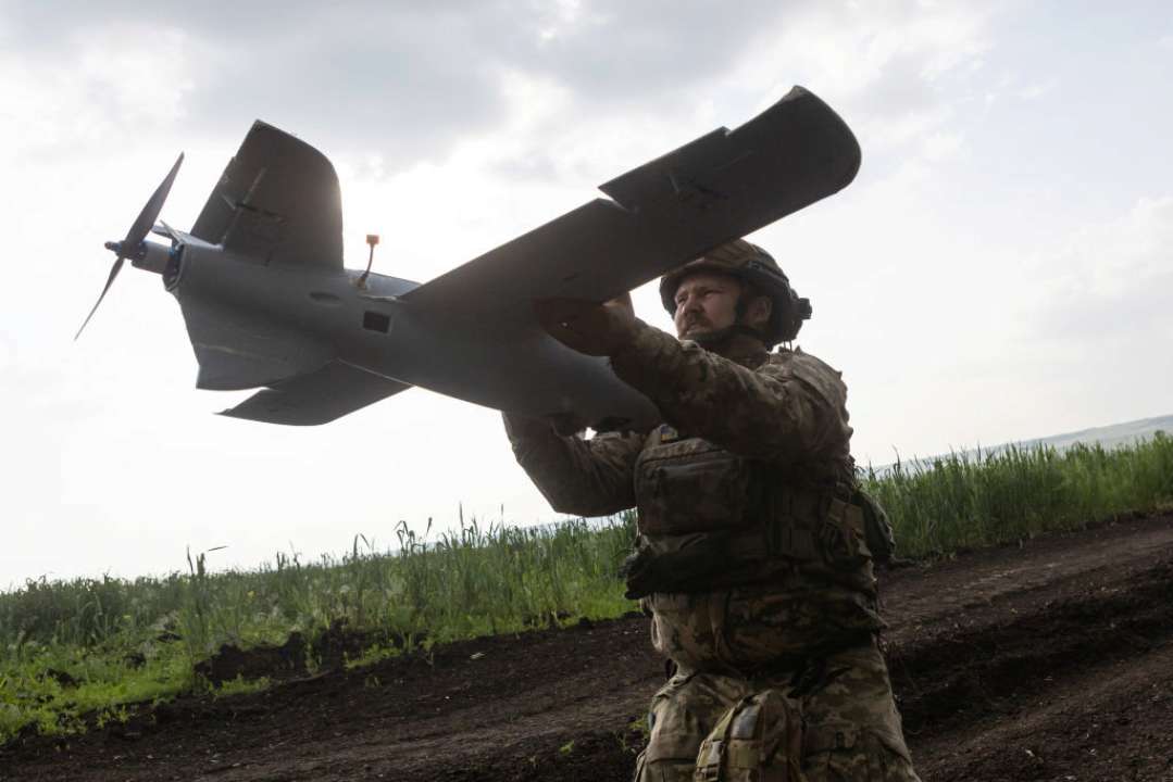 Военные показали видео битвы дронов с фронта/Фото: Getty Images