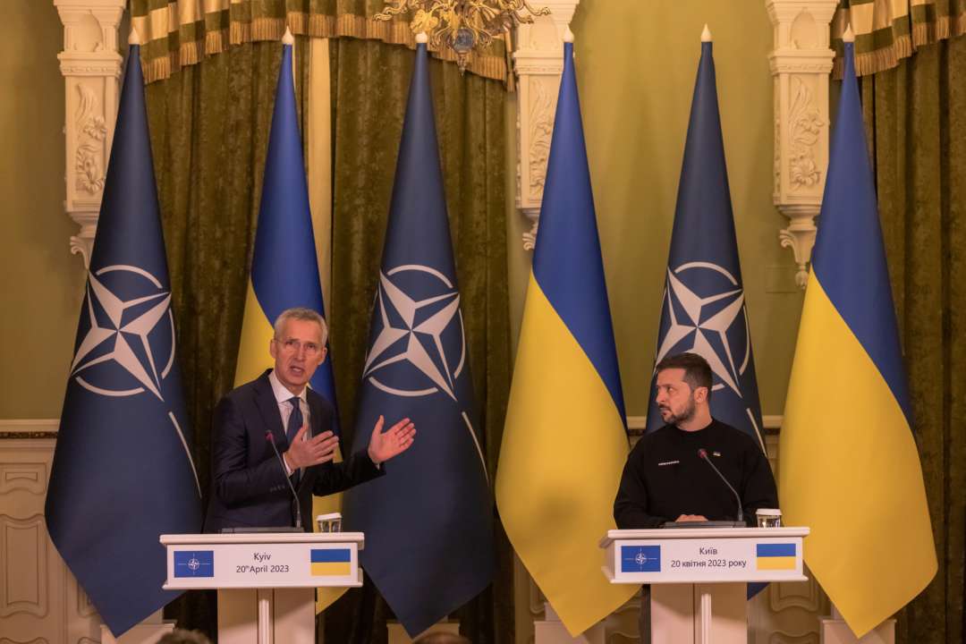 Генсек НАТО Столтенберг заверил Украину в членстве / Фото: Roman Pilipey/Getty Images Генсек НАТО Столтенберг заверил Украину в членстве / Фото: Roman Pilipey/Getty Images