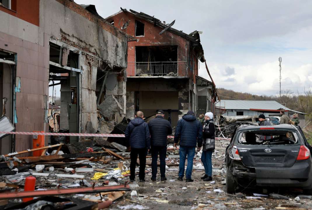 Видео Херсона после массированного обстрела российской армии/Фото: Getty Images