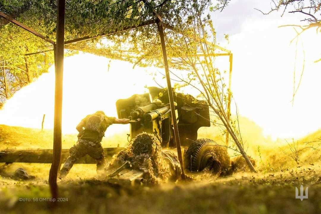 россияне зашли в Максимовку/Фото: 56 ОМПБр