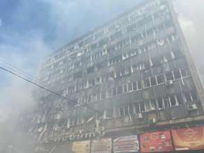 Ракетний удар во центру Вінниці: усі подробиці варварської атаки/Фото: ДСНС Зруйнований російською ракетою будинок у Вінниці