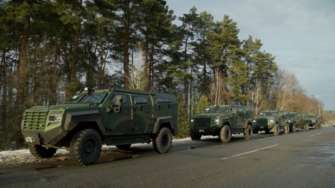Украина получила боевые бронированные автомобили от Канады. Фото: ГНСУ Государственная пограничная служба