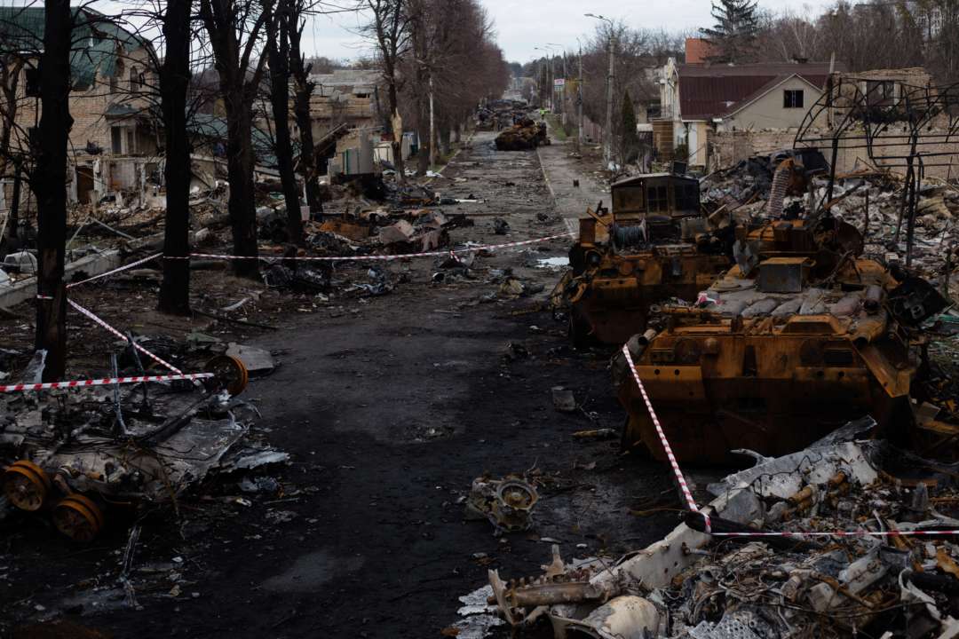 Зеленский присвоил Буче звание города-героя / Фото: Anastasia Vlasova/Getty Images Буча