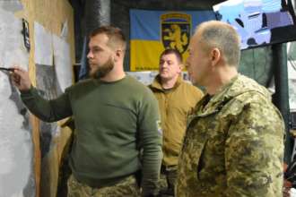 Командующий Сырский прибыл с рабочим визитом к бойцам на Востоке. Фото: Телеграм Сырского Сырский