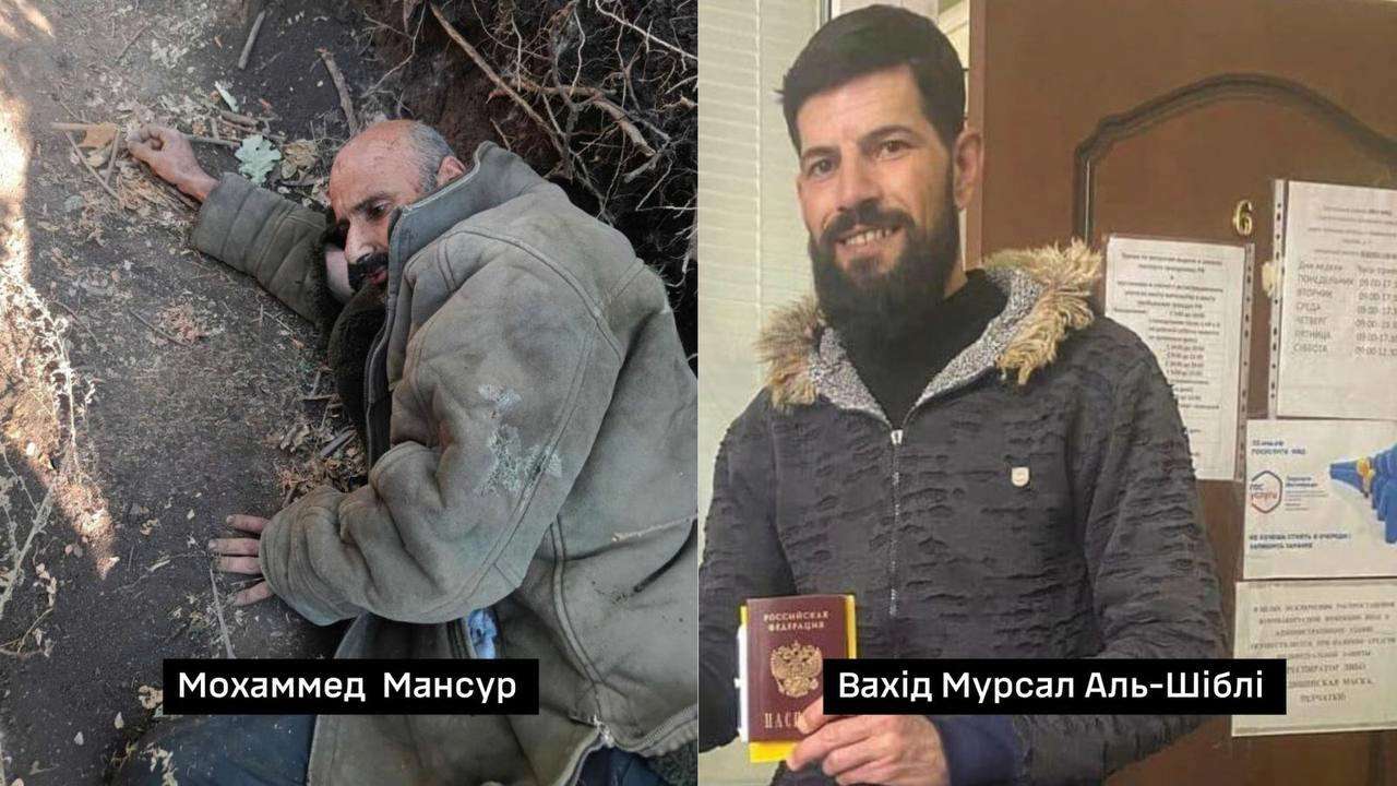 Фото: ТГ-канал Головне управління розвідки МО України росія вербує найманців із Сирії та кидає їх у м’ясні штурми