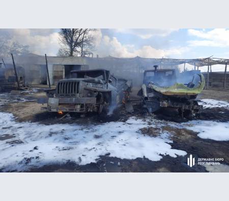 Фото: dbr.gov.ua Пожежа військової частини в Рубіжному