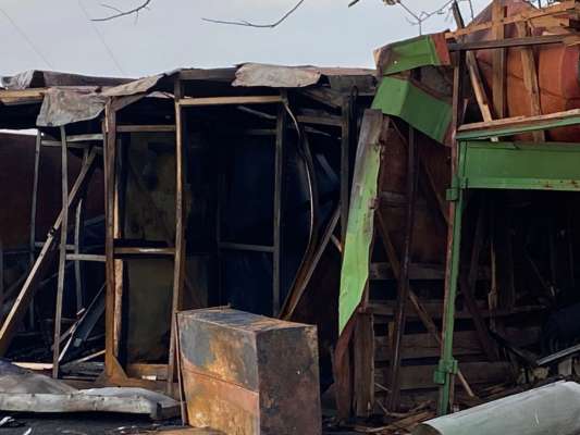 Терористи знищили промислове підприємство на Одещині/Фото: facebook.com/okPivden Терористи знищили промислове підприємство на Одещині