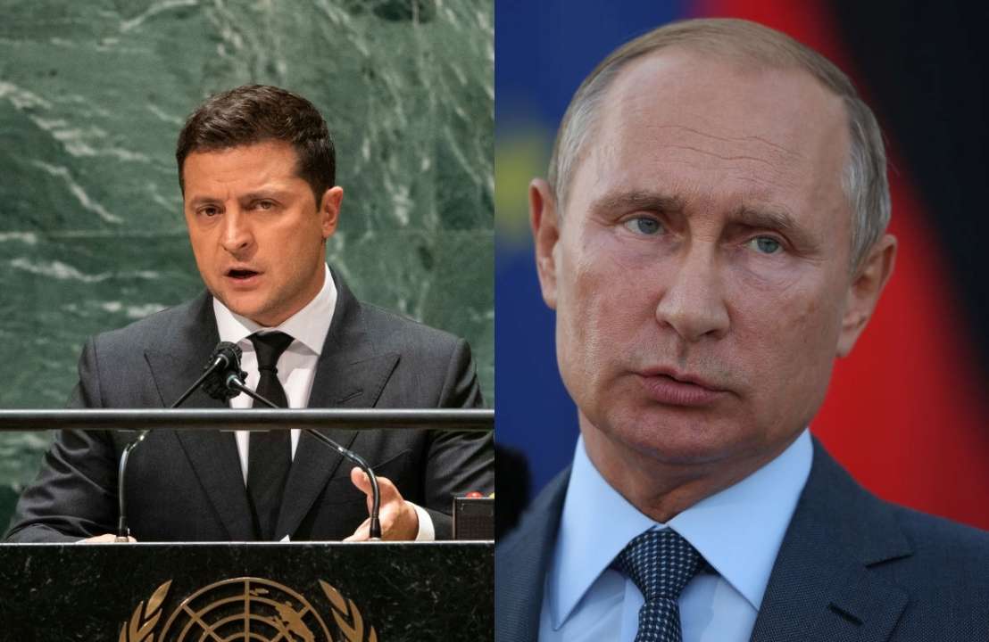 Зеленський запровадив санкції проти путіна/Фото: колаж Meta.ua Зеленський та путін
