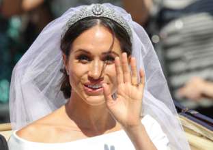 Фото: Getty Images Никто и не заметил: какие личные штрихи Меган Маркл добавила в свое свадебное платье