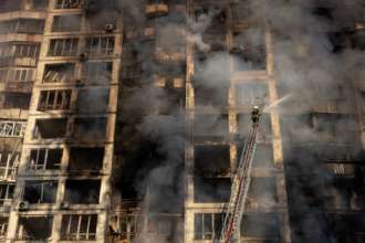 Масована атака на Україну 28 квітня/Фото: Getty Images Масована атака на Україну 28 квітня/Фото: Getty Images