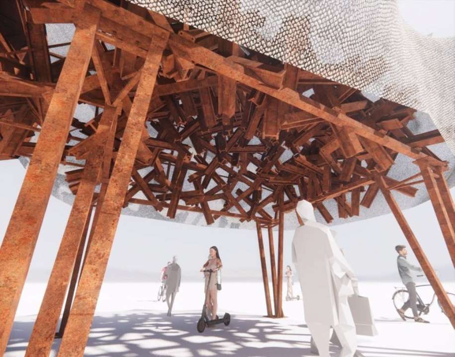 "Храм їжака" — на фестивалі Burning Man Україна представить інсталяцію із протитанкових їжаків "Храм їжака" — на фестивалі Burning Man Україна представить інсталяцію із протитанкових їжаків