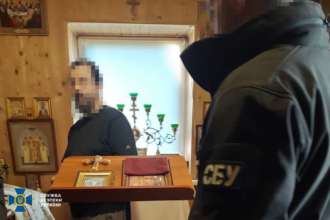 Настоятель храму з Вінниці виправдовував збройну агресію рф/Фото: СБУ Настоятель храму з Вінниці виправдовував збройну агресію рф/Фото: СБУ