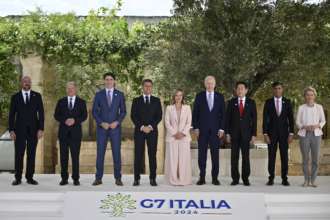 G7 за підсумками саміту вирішила передати Україні 50 млрд доларів/Фото: gettyimages G7 за підсумками саміту вирішила передати Україні 50 млрд доларів
