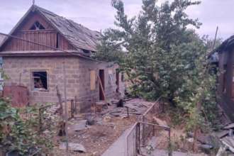 Російські окупанти вдарили по Донецькій області. Фото: Донецька ОДА обстріл Донеччини 13 жовтня 2024 року