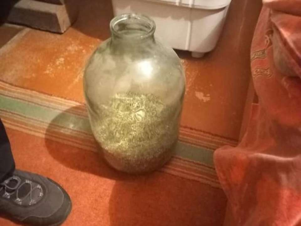 Два кілограми марихуани. В одному з сіл Луганської області поліцейський вилучив наркотичні речовини