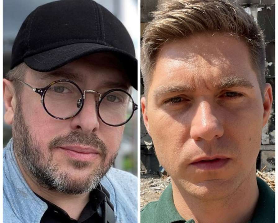 У Остапчука и Суханова возник конфликт из-за российской музыки/Фото: коллаж МЕТА Поругались в прямом эфире: у Остапчука и Суханова возник конфликт из-за российской музыки
