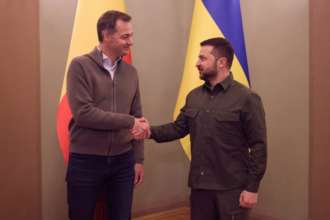 Прем'єр-міністр Бельгії прибув до України/Фото: Офіс президента Прем'єр-міністр Бельгії прибув до України/Фото: Офіс президента